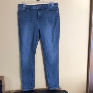 EC Chaps Denim Blue Jeans Slim Leg Sz. 14